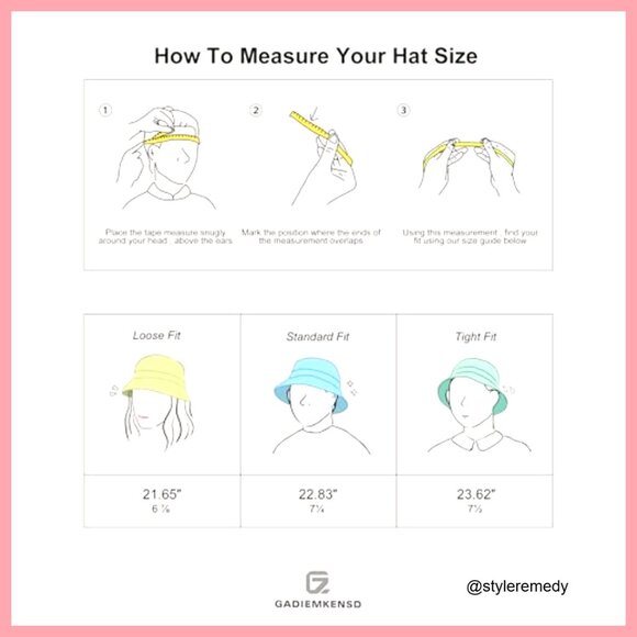 100% Cotton Bucket Hat, UPF 50 Sun Protection, Lightweight Packable